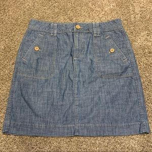 *Lightly Worn* Loft jean skirt